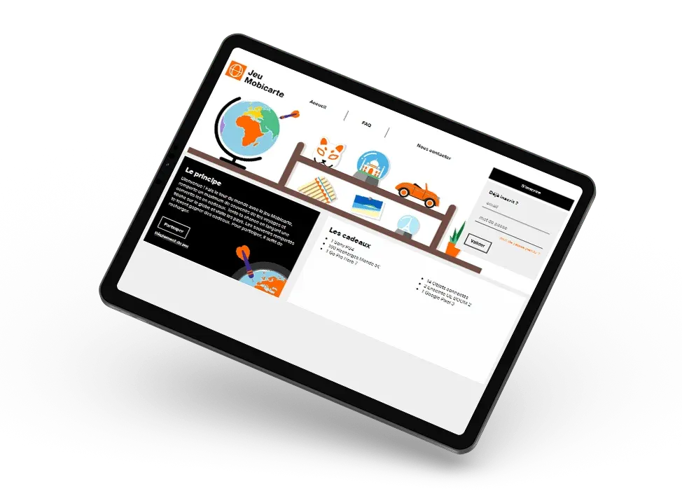 Création application web et mobile
