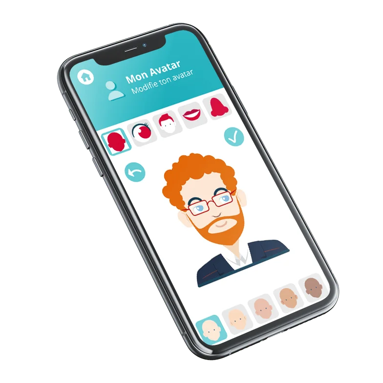 Gamification avatar application mobile